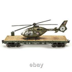 Menards O Gauge Us Army Flatcar With Us Army Military Helicopter Lionel