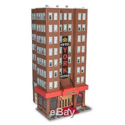 Menards O Gauge York Hotel Royale 25 Tall Train layout Building lighted led