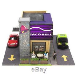 Menards O gauge Taco Bell Restaurant Building Model Train pre built lit lionel