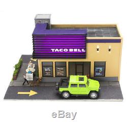 Menards O gauge Taco Bell Restaurant Building Model Train pre built lit lionel