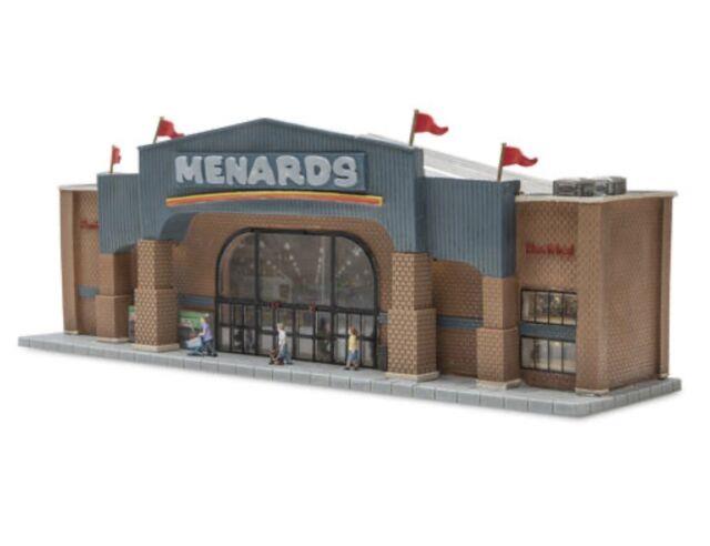 Menards Store City Building Accessory! O Gauge O Scale Train Plays Jingle