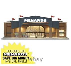 Menards Store City Building Accessory! O Gauge O Scale Train Plays Jingle