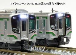 Micro Ace A7497 N Gauge E721 Series 1000 4-Car Set Railway Model Train Pink