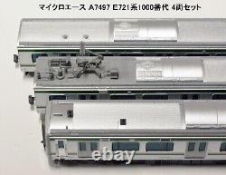 Micro Ace A7497 N Gauge E721 Series 1000 4-Car Set Railway Model Train Pink