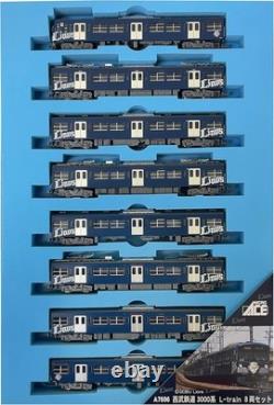 Micro Ace N Gauge Seibu Railway 3000series L-train 8cars Set A7696 Model Train