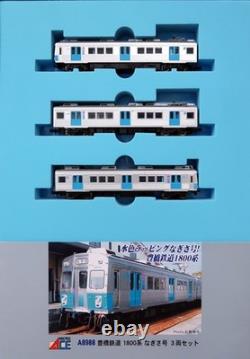 Micro Ace N Gauge Toyohashi Railway 1800series Nagisa 3car Set A8988 Model Train