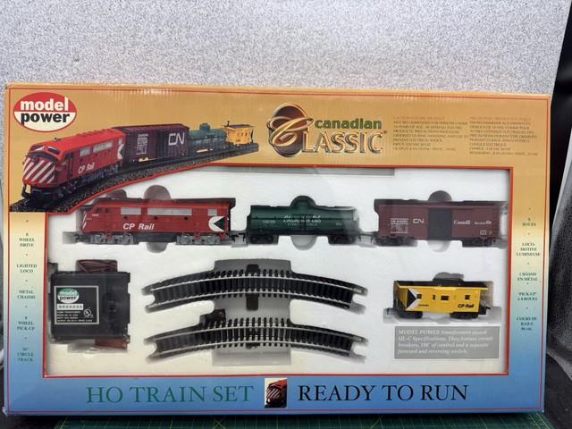 Model Power 1029 The Canadian Classic Ho Gauge Diesel Train Set Ready To Run