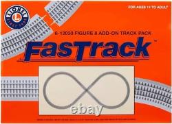 Model Train Track Pack FasTrack O Gauge Figure 8 with Crossover & Curves