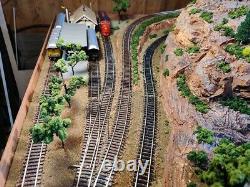 Model Train railroad set layout-HO gauge