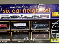 Mth Pennsylvania Rr Train Wreck 6 Car Freight Set Nib 30-7010 O Gauge