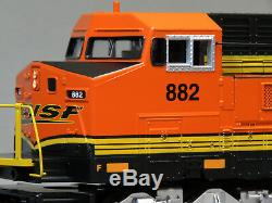 Mth Rail King Bnsf Dash 8 Diesel Engine Proto 3 #882 O Gauge 30-4247-1-e New