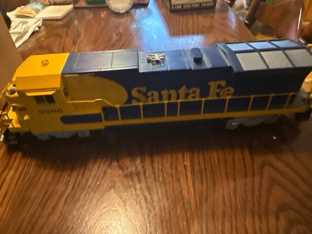 Mth Rail King O Gauge Santa Fe Engine 8206 Excellent Condition
