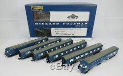 N Gauge Farish 371-740 Midland Pullman 6 Car Set Nanking Blue Buffer Missing