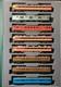 N Gauge Model Train 8 Car Set With Case