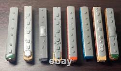 N Gauge Model Train 8 Car Set with Case