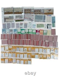N Gauge Model Train Parts Bulk Pack 102 Sheets Railway Scenery Material Hobby