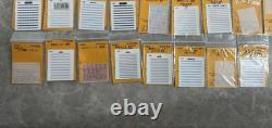 N Gauge Model Train Parts Bulk Pack 102 Sheets Railway Scenery Material Hobby
