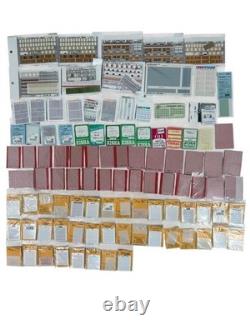 N Gauge Model Train Parts Bulk Pack 102 Sheets Railway Scenery Material Hobby