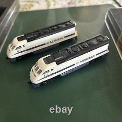 N Scale Bombardier METROLINK Train 4 Passenger 2 Engines ATHEARN