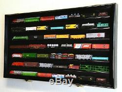 N Scale Train Display Case Cabinet for N or Z Gauge Scale Trains Set Lock d222