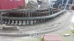 N Scale Train Layout N Gauge 4 Tracks Needs Work