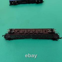 N-gauge Model Train Five-car Set Blue Black N Scale Railway Display Collectible