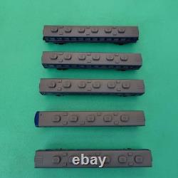 N-gauge Model Train Five-car Set Blue Black N Scale Railway Display Collectible