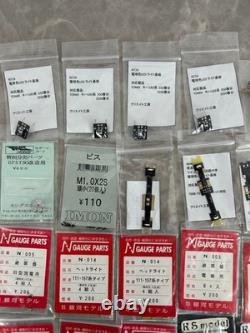 N-gauge Model Train Parts Assortment 125 Pieces Hobby Repair Scenery Railway