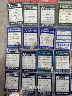 N-gauge Model Train Parts Assortment 125 Pieces Hobby Repair Scenery Railway