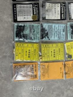 N-gauge Model Train Parts Assortment 125 Pieces Hobby Repair Scenery Railway
