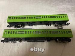 N gauge model train 2 car set green #47c90f