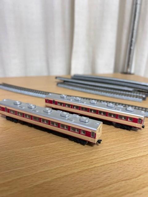N Gauge Model Train 2-car Train Car Rail X 10 #bc85ed