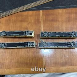 N gauge model train 4 cars & rail set #05a12e