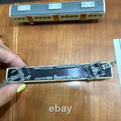 N gauge model train 4 cars & rail set #05a12e