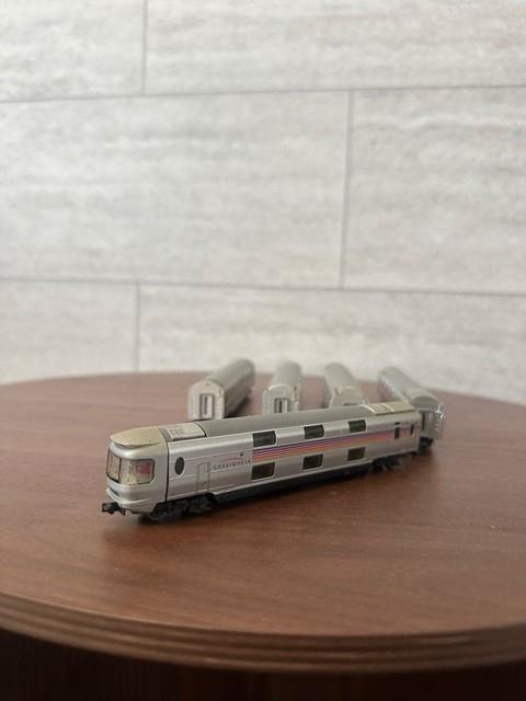 N Gauge Model Train 6 Car Set Silver Tomix #97197b