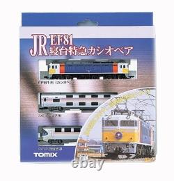 N gauge model train EF81 sleeper express Cassiopeia basic set (3 cars) 92251