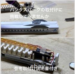 N gauge model train, Panta Spark, about 5 seconds apart, white, set of 2, can be