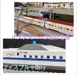 N gauge model train, Panta Spark, about 5 seconds apart, white, set of 2, can be