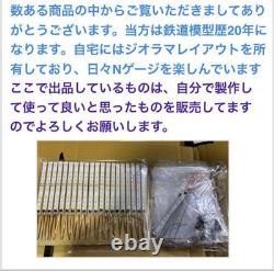 N gauge model train, Panta Spark, about 5 seconds apart, white, set of 2, can be