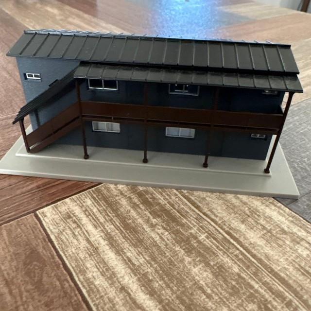 N Gauge Model Train Apartment #04ccb0