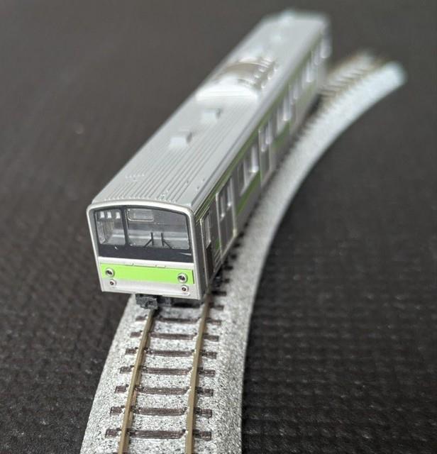 N Gauge Model Train Gray And Green #93ccc2