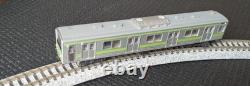 N gauge model train gray and green #93ccc2