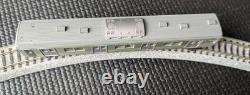 N gauge model train gray and green #93ccc2