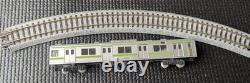 N gauge model train gray and green #93ccc2