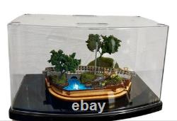 N gauge model train layout with landscape kato #bfb55c