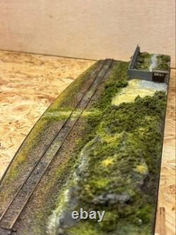 N gauge model train locomotive and wagon set with case #205c3a
