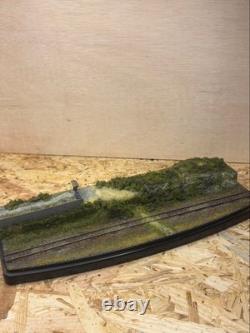 N gauge model train locomotive and wagon set with case #205c3a