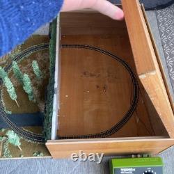 N gauge model train mini diorama layout with TOMIX controller #4bbf26