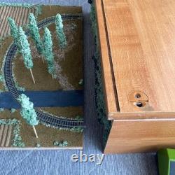 N gauge model train mini diorama layout with TOMIX controller #4bbf26