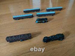 N gauge model train set locomotive passenger car power pack #25f829